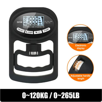 Digital Grip Strength Tester- up to 265Lbs/120Kg 