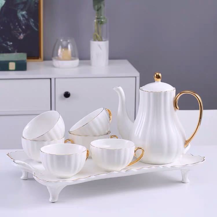 Pumpkin Shaped Tea Set