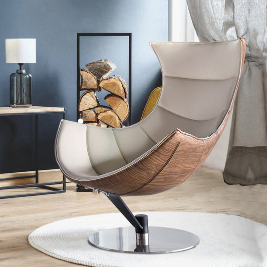 Luxury Leather Cocoon Chair