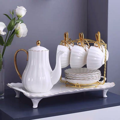 Pumpkin Shaped Tea Set