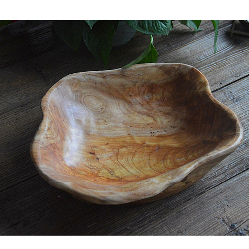 European Style Wooden Serving Bowl