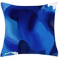 Luxury Mediterranean Blue Cotton And Linen Pillow