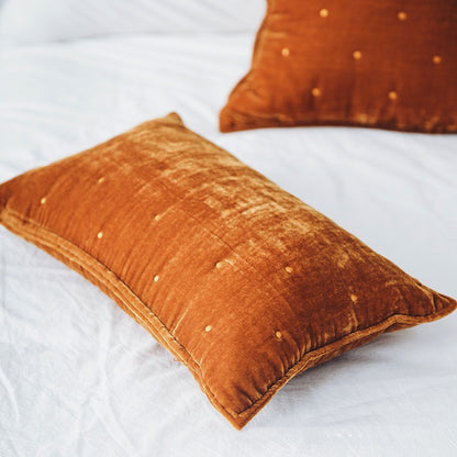 Velvet Retro Brocade Pillow