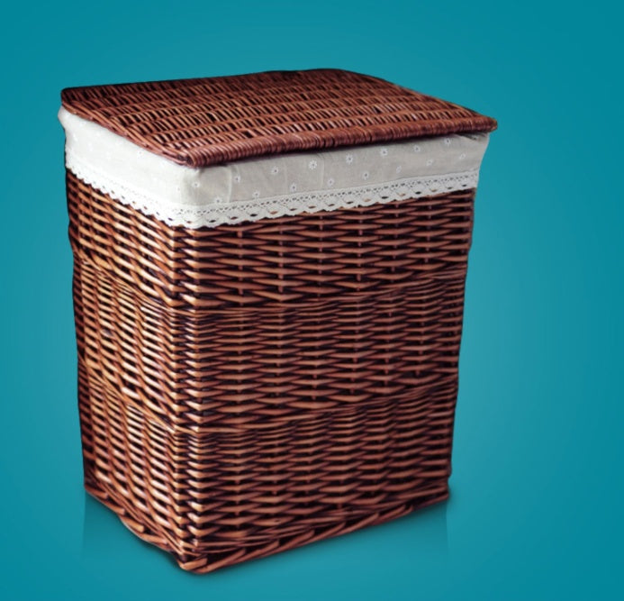 Handcrafted Rattan Laundry Basket