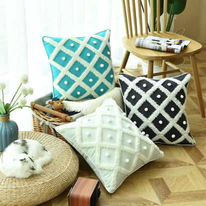 Tufted Moroccan Ball Pillow