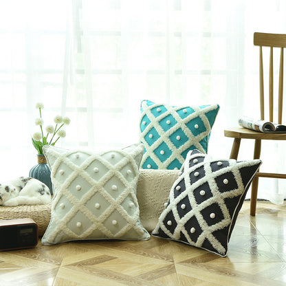 Tufted Moroccan Ball Pillow