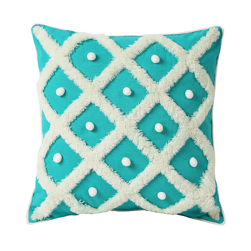 Tufted Moroccan Ball Pillow