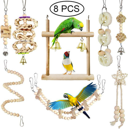 Parrot Cage Accessories Set