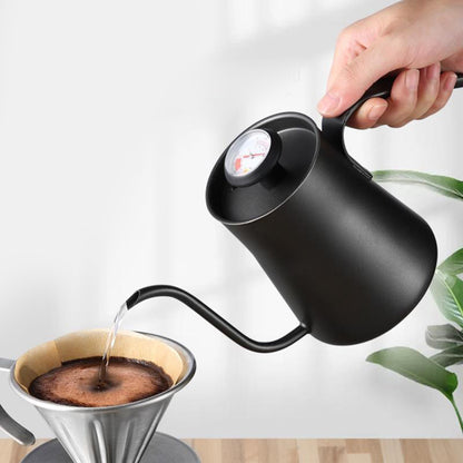 Stainless Steel Coffee Pot With Thermometer