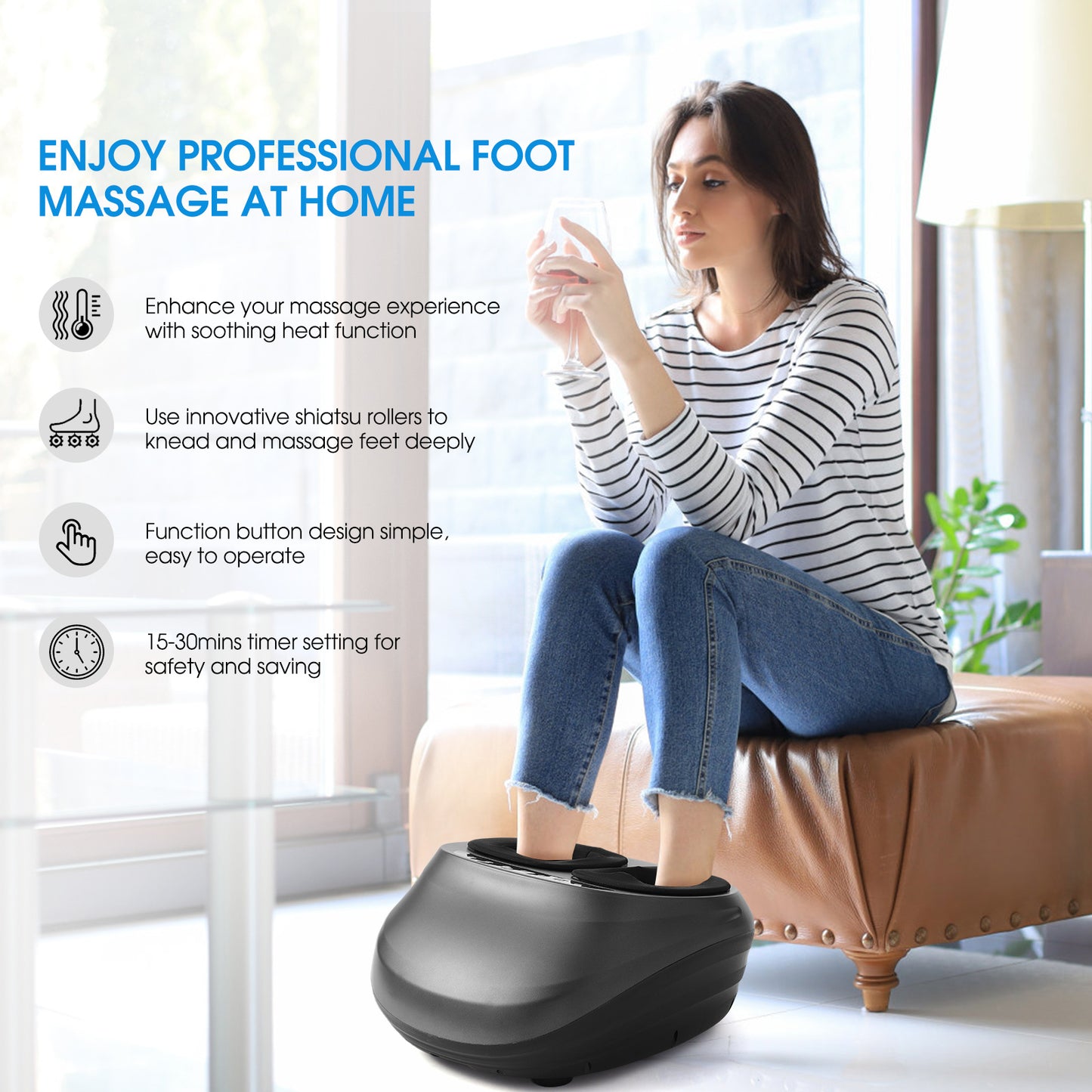 Shiatsu Deep Kneading Electric Feet Massager