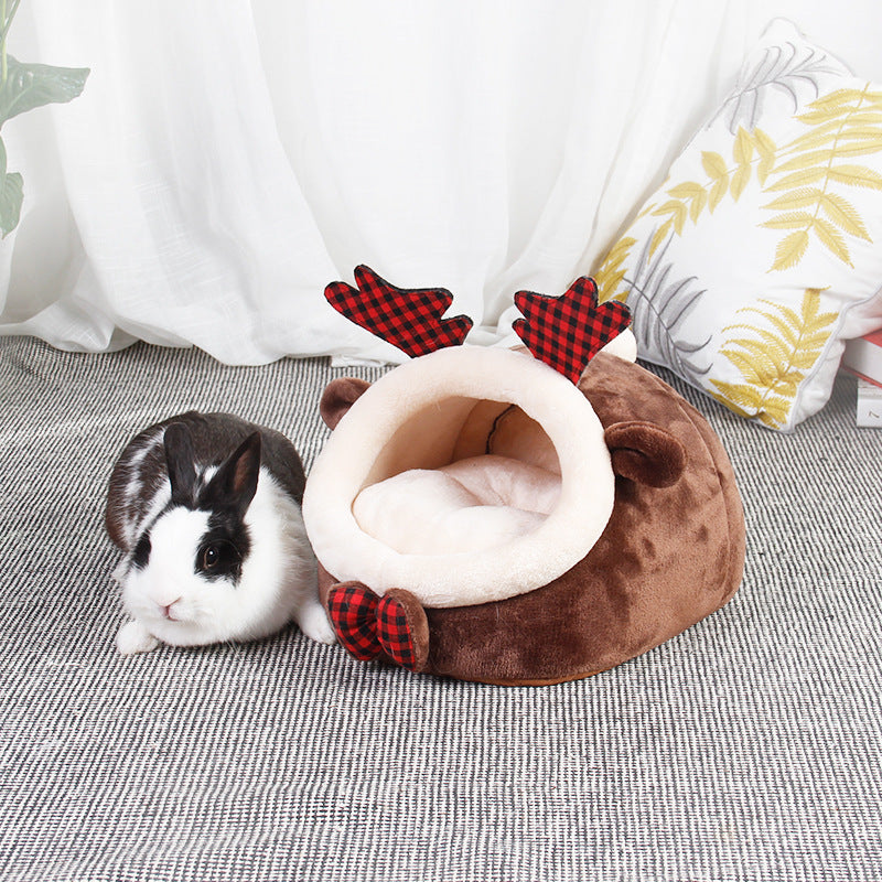 Cozy Flannel Small Pet Bed