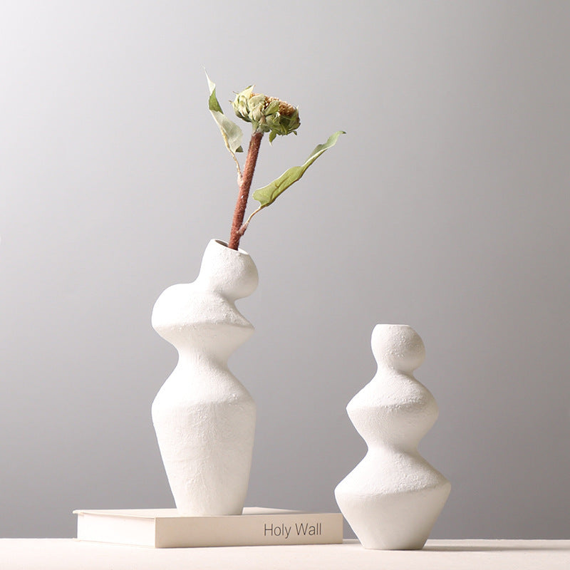 Irregular Stacked Ceramic Vases