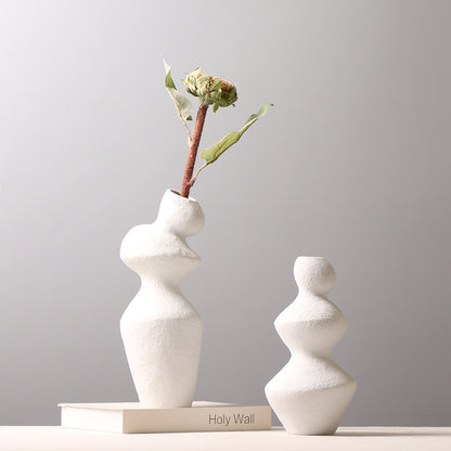 Irregular Stacked Ceramic Vases