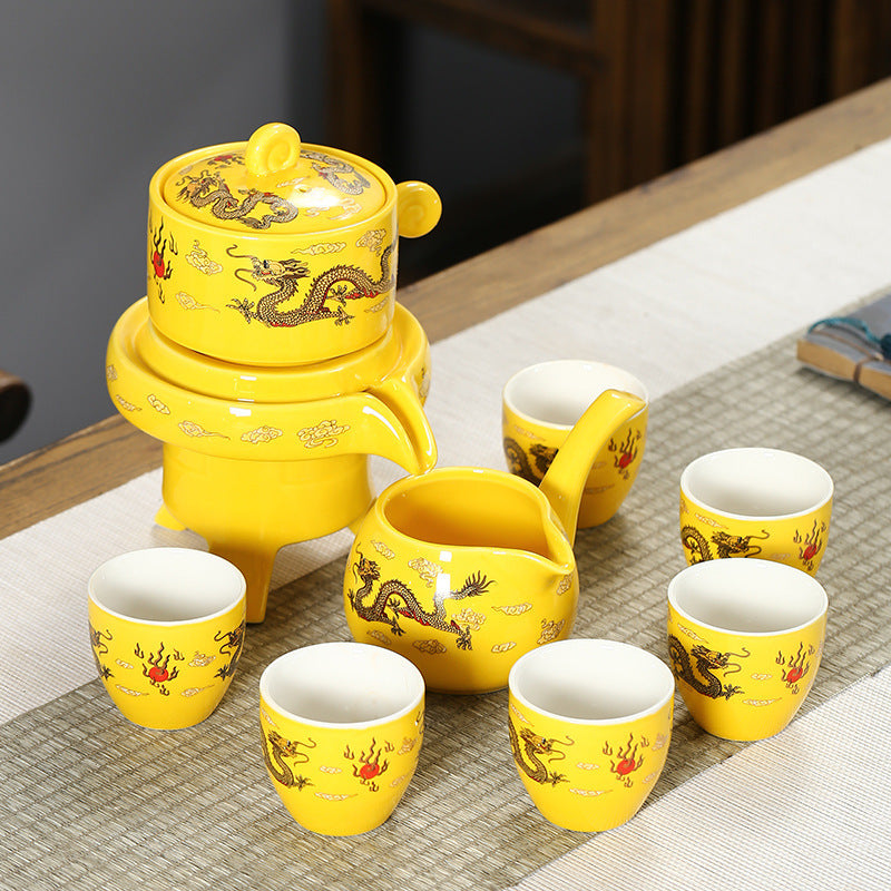 Ceramic Automatic Tea Set - Zisha Kungfu Tea Set