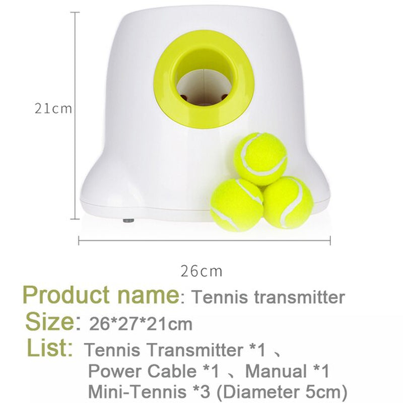 Automatic Pet Tennis Ball Launcher Toy