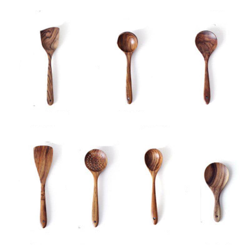 Teak Kitchen Utensil Set