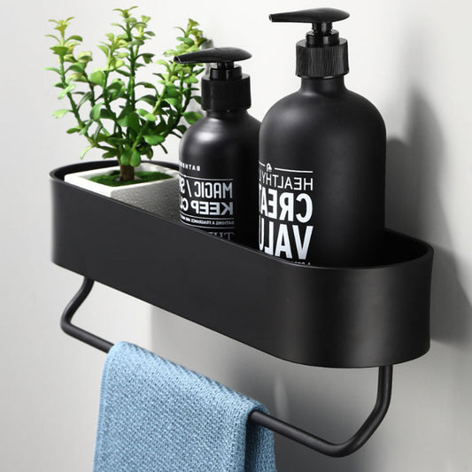 Bath Towel Rack and Basket