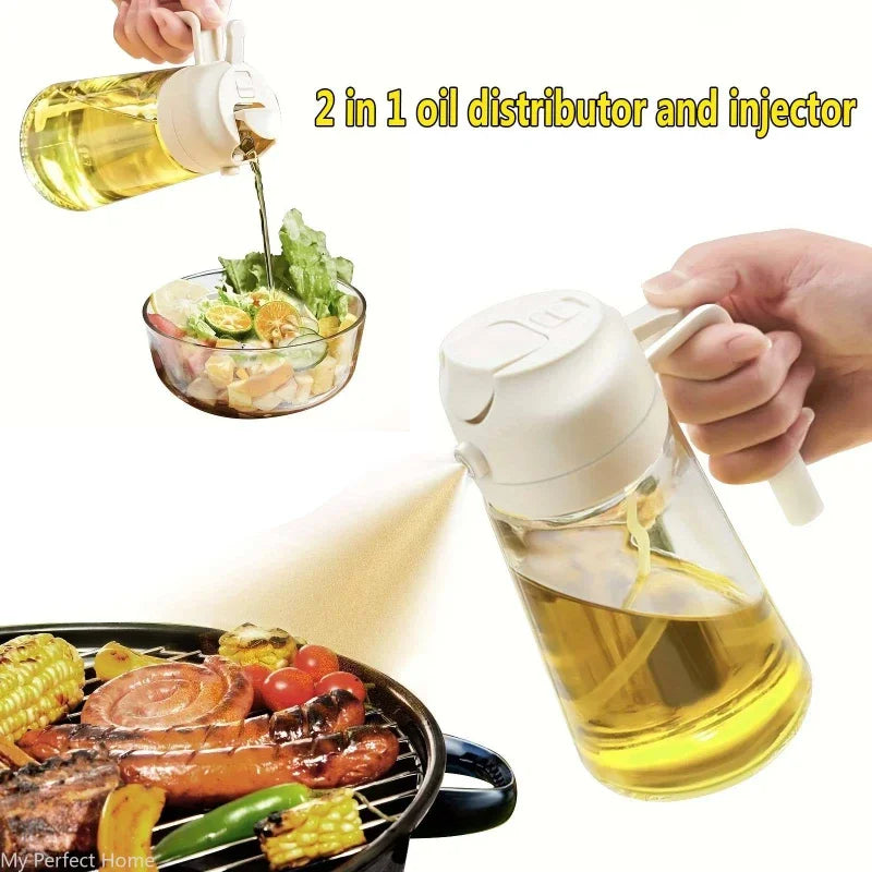 2-in-1 Oil Sprayer and Dispenser- 500ml