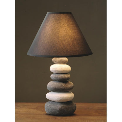 Stone Stack Ceramic Table Lamp