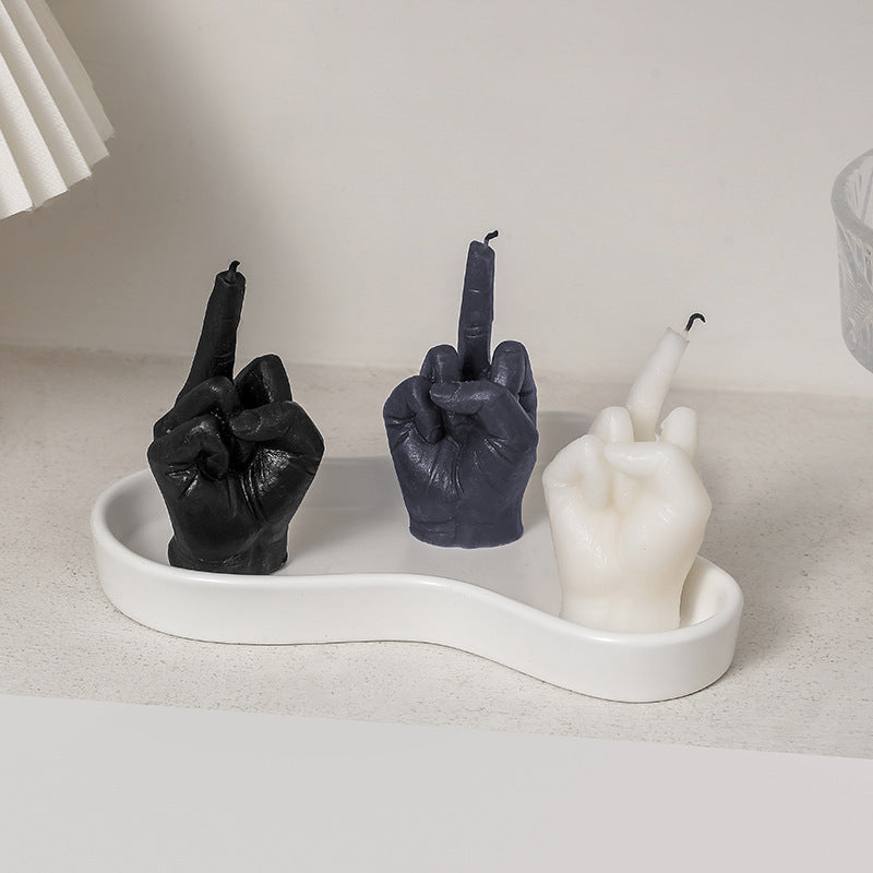 Middle Finger Candle