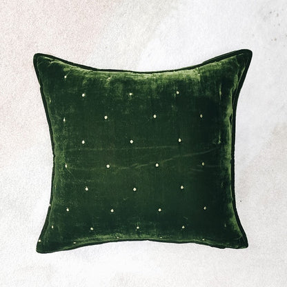 Velvet Retro Brocade Pillow