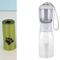 Portable 3-in-1 Pet Water Bottle, Feeder, and Bag Dispenser