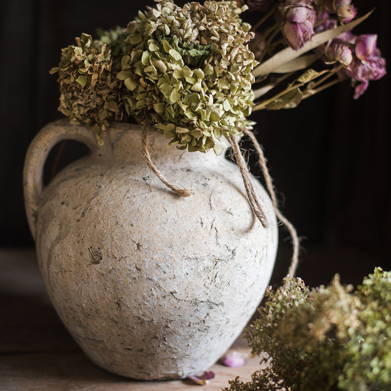 Handmade Art Red Clay Ceramic Vases