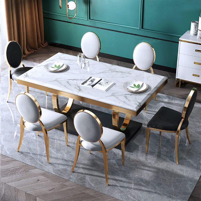 Black Marble Dining Table