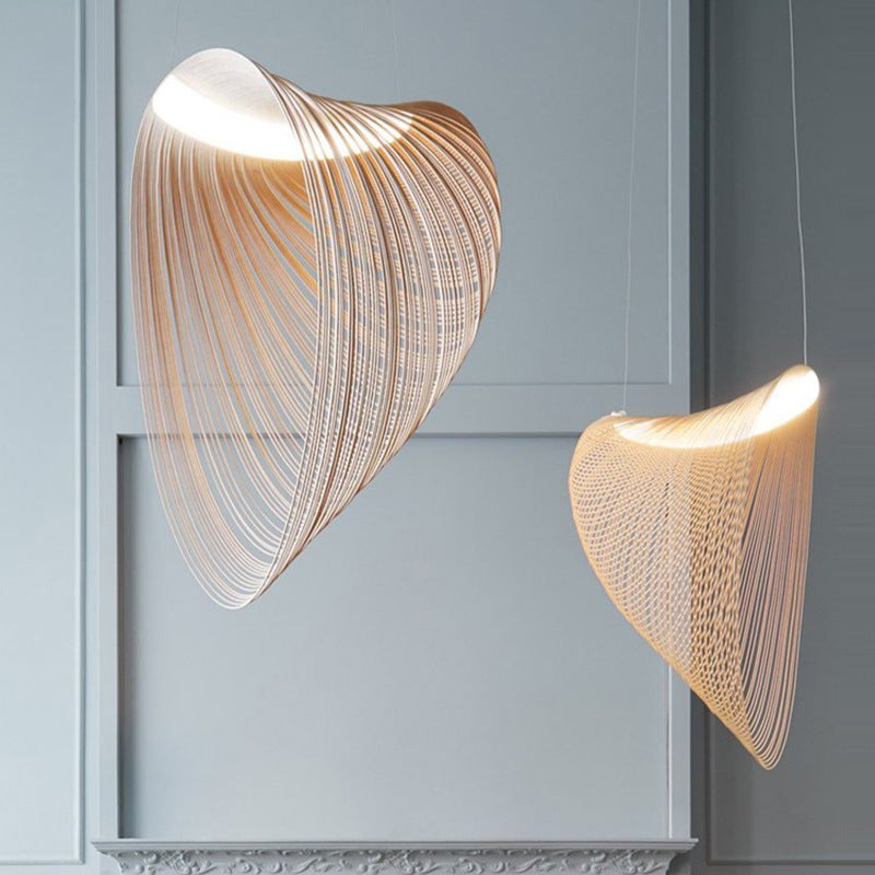 Contemporary Sculptural Pendant Light