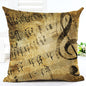 Musical Note Pillow Case