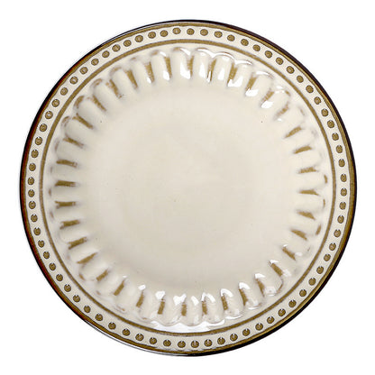 Hand-Painted Ceramic Dinner Plate Collection