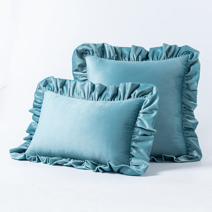 Nordic Velvet Lace Throw Pillows