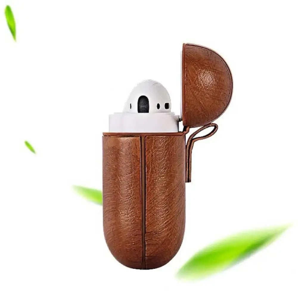 Soft Faux Leather Airpods Protective Case