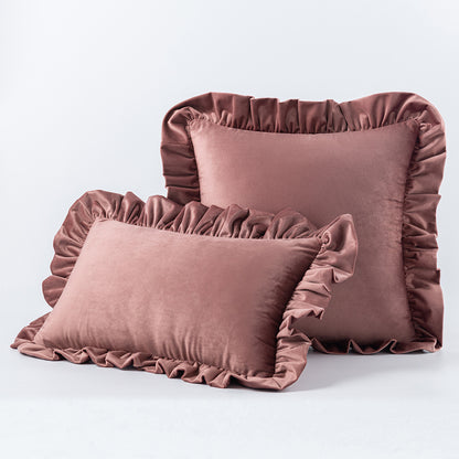 Nordic Velvet Lace Throw Pillows