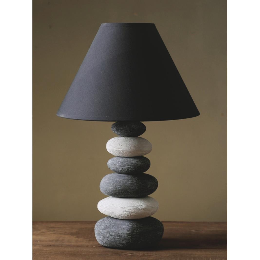 Stone Stack Ceramic Table Lamp