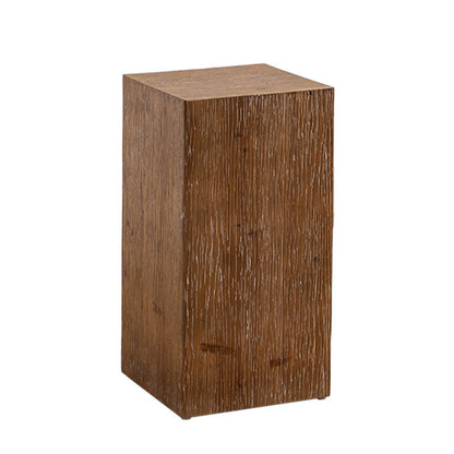 Wood Block Corner Table