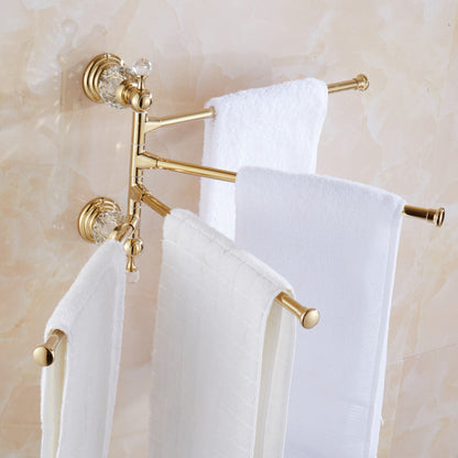 European Style Gold Towel Holder