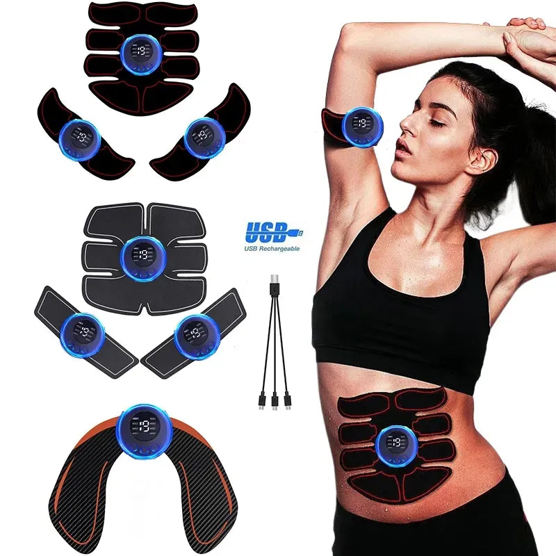 EMS Abs & Body Muscle Stimulator_ USB Rechargeable