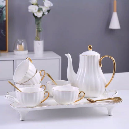 Pumpkin Shaped Tea Set