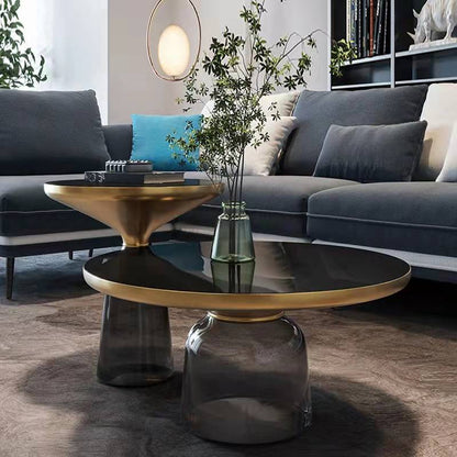 Circular Glass Coffee Table