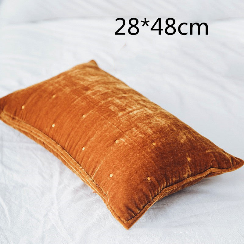 Velvet Retro Brocade Pillow