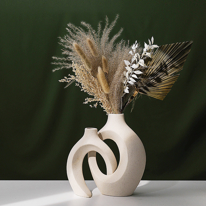 Intertwined Ceramic Vase Set