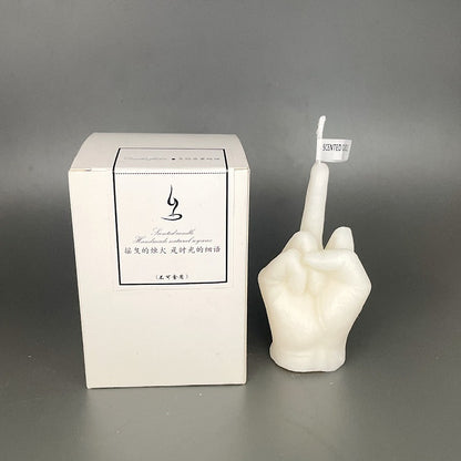 Middle Finger Candle