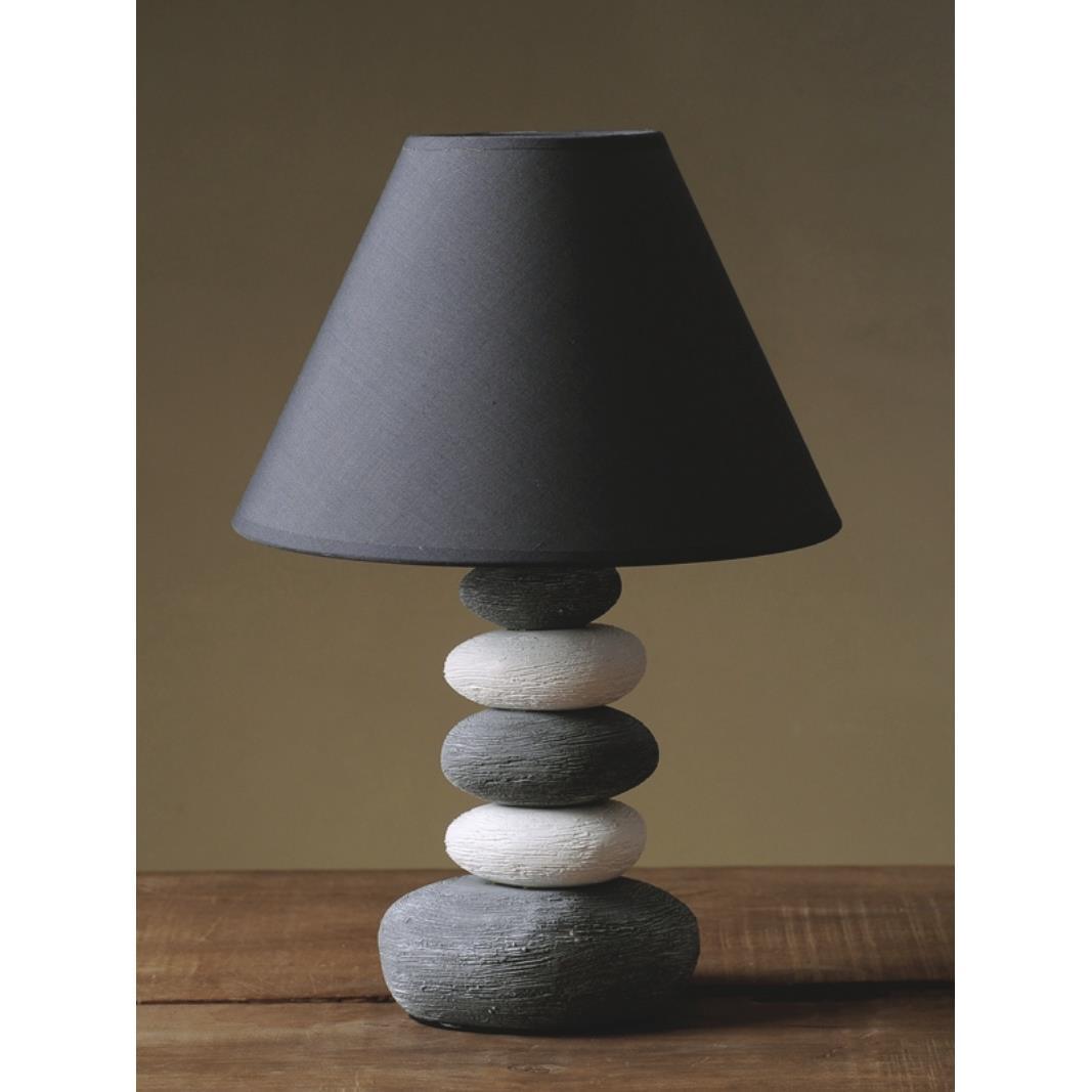 Stone Stack Ceramic Table Lamp