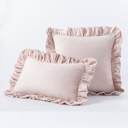 Nordic Velvet Lace Throw Pillows