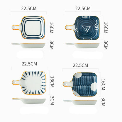 Geo Style Porcelain Bake and Serveware