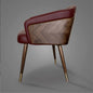 Classic Wood and Leather Dining Chair