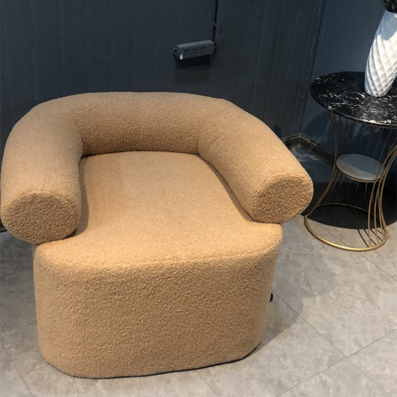 Lamb Velvet Sofa Chair