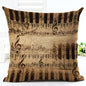 Musical Note Pillow Case