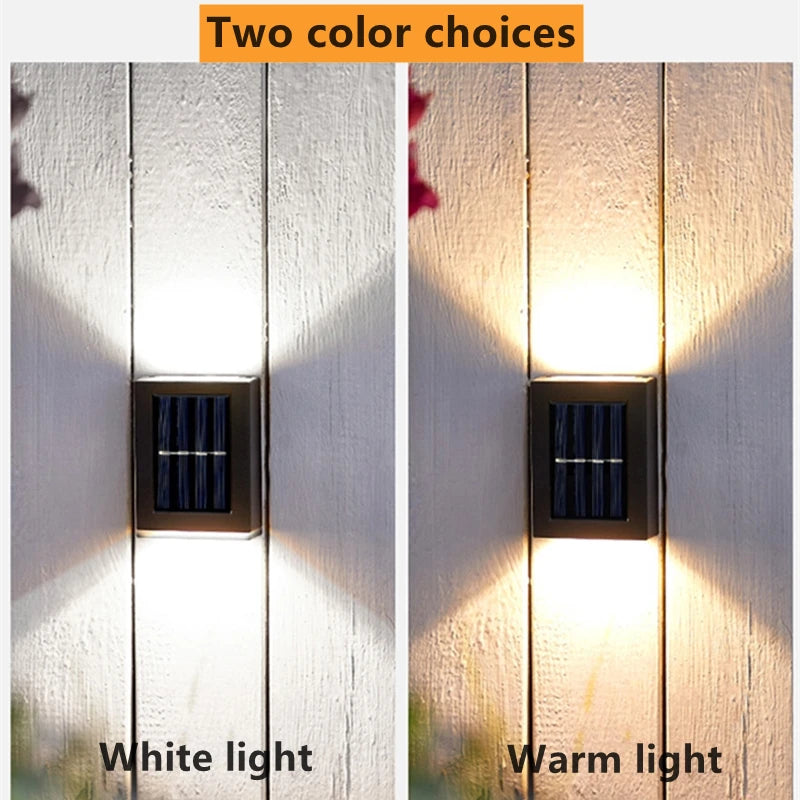 Solar Powered Outdoor Patio Wall Light